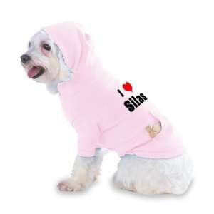  I Love/Heart Silas Hooded (Hoody) T Shirt with pocket for 