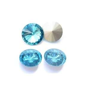 Comparable Swarovski Crystal 14mm Rivoli Beads Aquamarine 