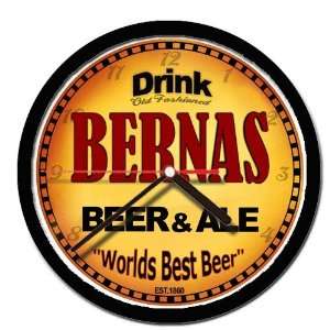  BERNAS beer and ale cerveza wall clock 