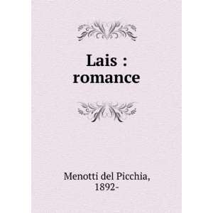  Lais  romance 1892  Menotti del Picchia Books