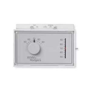  Low V Thermostat,1h,1c,horizontal,white   WHITE RODGERS 
