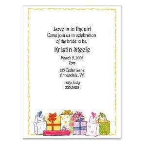  Girly Gift Bunch Party Invitation