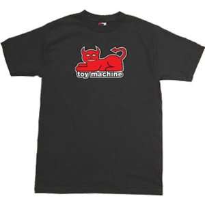  Toy Machine T Shirt Devil Cat [X Large] Black Sports 