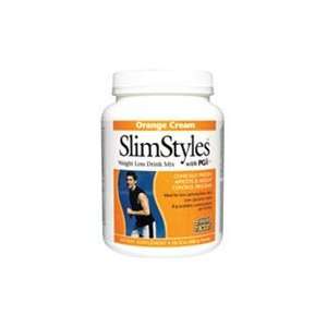 Natural Factors SlimStyles Weight Loss Drink Mix with PGX Orange Cream 