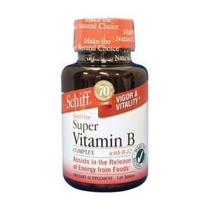  Schiff Super Vitamin B Complex Tabs Health & Personal 