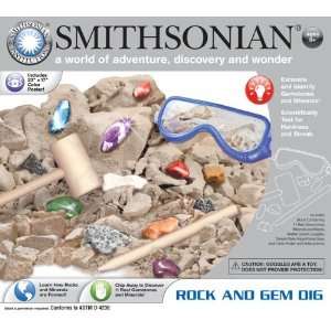  Smithsonian Rock and Gem Dig Toys & Games