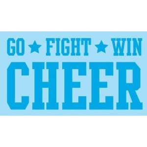  Go Fight Win Cheer Wall Decal