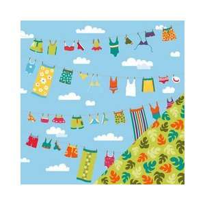 TaDa Creative Studios   Poolside Collection   12 x 12 Double Sided 