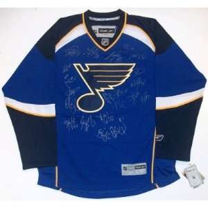   Louis Blues Team Signed Jersey Backes Oshie   Autographed NHL Jerseys