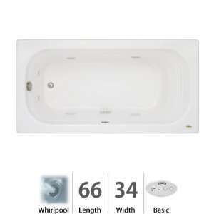  Jacuzzi LUX6634 WRL 2XX W White Luxura 66 x 34 Luxura 