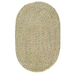   Bay Chenille Indoor/Outdoor Braided Area Rug   Key Lime, 5 ft. Round