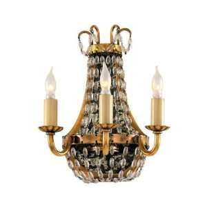 Visual Comfort CHD1409GI SG Gilded Iron with Wax and Clear Seeded Glas