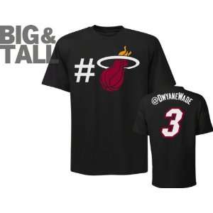   Dwyane Wade Miami Heat Big & Tall Twitter T Shirt