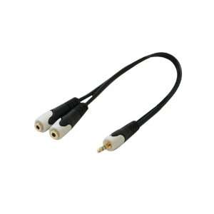  Aurum 3.5mm Stereo Splitter Cable   1 Male to 2 Female   1 