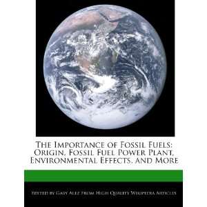  The Importance of Fossil Fuels Origin, Fossil Fuel Power 