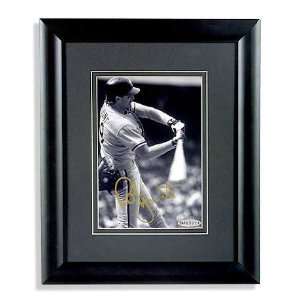   Yount Signed Brewers 5x7 3000th Hit Framed UDA