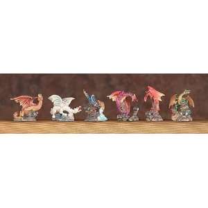  YTC SUMMIT 5635 Mini Dragons   Set of 6   C 20