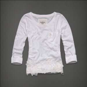  Abercrombie & Fitch Womens Knit Layers White Everything 