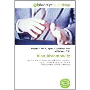  Alan Abramowitz (9786133729490) Books