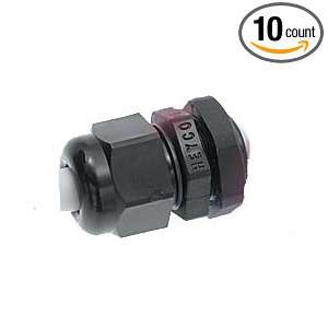 Heyco 3225 BLACK LIQUID TIGHT CONNECTOR * WITH NUT SERIES 35 (3225 