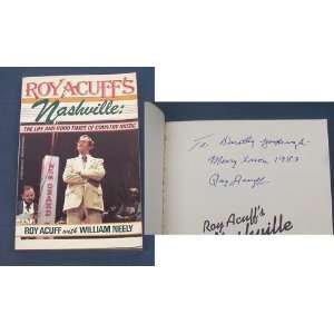  Nashviiile   Signed by Author Roy Acuff with William Neely Books