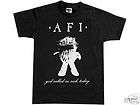 AFI t shirt sm davey havok punk gothc kroq emo chemical