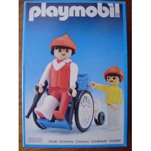  Playmobil 3363 Vintage Patient in Wheelchair Toys & Games