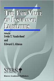 The Fair Value of Insurance Liabilities, (0792399412), Irwin T 