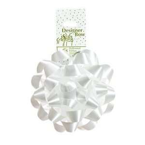 Mayflower 3605 4 Inch Confetti Bow   White  quantity 24 bows Pack Of 