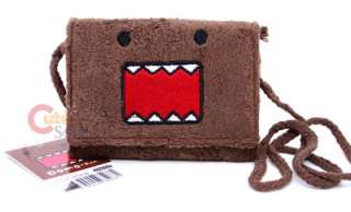 Domo Kun Plush Wallet w/Neck Strap NHK Licensed Red  