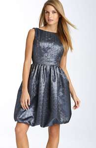 Maggy London Metallic Bubble Dress ( Size 14)  