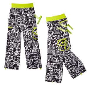 ZUMBA FITNESS SHOUT OUT CARGO PANTS 4 COLORS *SHIPS FAST*  