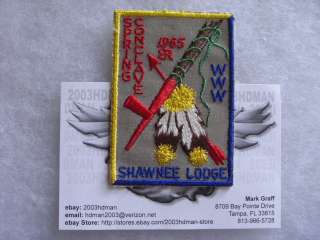 OA#51 SHAWNEE LODGE 1965 SPRING CONCLAVE PP  
