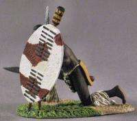 Britains 20066 Zulu War Zulu Warrior Crouched #1  