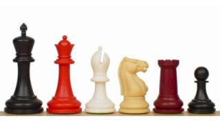 Zukert 5 Color (85 Piece) Plastic Chess Set 4.25 King  