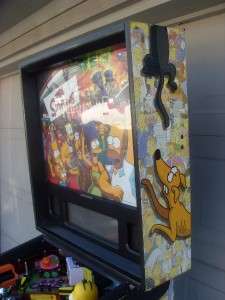 THE SIMPSONS PINBALL PARTY arcade pinball by STERN ~BART HOMMER LISA 