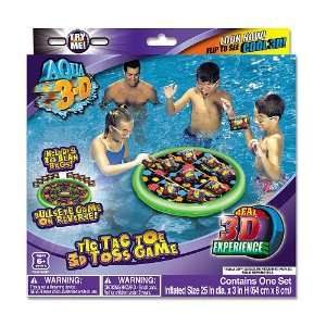  Aqua 3 D Floating Tic Tac Toe 3D Toss Game Toys & Games