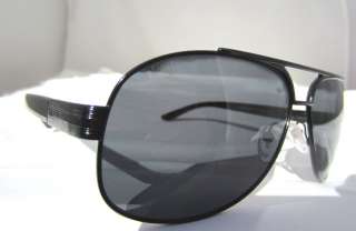 Prada Glasses Sunglasses SPR 50L 7AX 1A1 Black ITALY Authentic New 