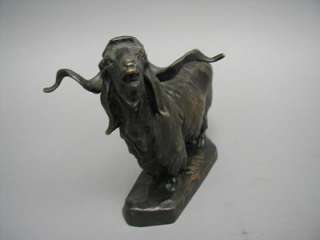 BRONZE GOAT OTTO JARL 19   20th Century Artist SWEDEN  