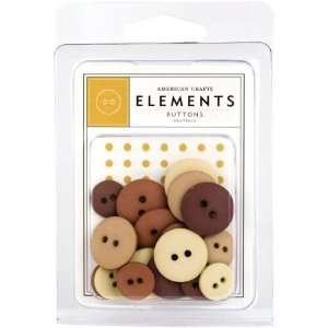  American Crafts BTN 85441 Elements Buttons 2 Toys & Games