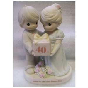  Sharing The Gift Of 40 Precious Years Figurine #163821 