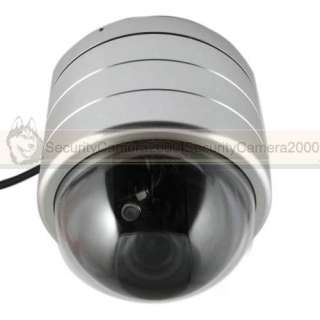 600TVL SONY CCD 3X 4 CCTV Dome PTZ Camera 360Deg Vandalproof Outdoor 