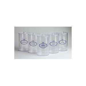PT# 4011 PT# # 4011  Jar Sundry Plastic with Cover ClEar 6x4 5/Set by 