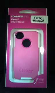 A54 New Otterbox Commuter 2 Layers Case for iPhone 4/4S (Strength Pink 