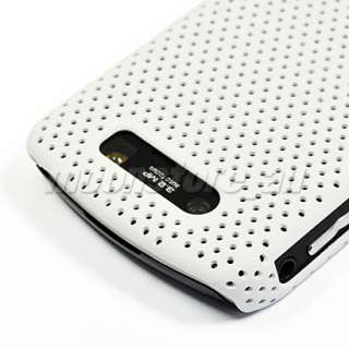 HARD MESH CASE COVER POUCH BLACKBERRY 8900 CURVE WHITE  