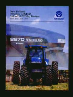 New Holland Genesis 8670 8770 8870 8970 Tractor Catalog  