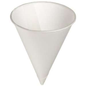  Solo 42R 4.25 Oz. Paper White Cone Cup Rolled rim (5000 