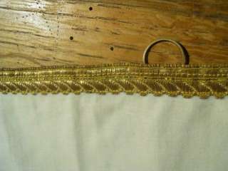 ANTIQUE FRENCH ALTAR FRONTAL SILK VELVET GOLD METALLIC EMBROIDERY 