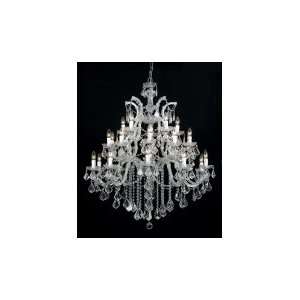 Crystorama Chandelier CL 4470 GD CL SAQ Crystorama 4470 GD CL SAQ Gold 