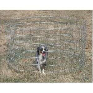  Exercise Pen   45 Inch Zinc Plated